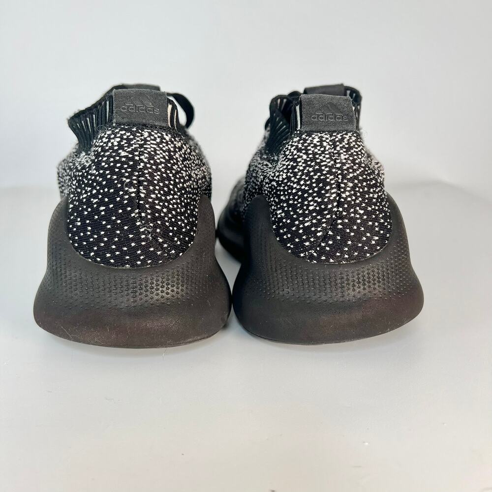 Adidas Purebounce+ Knit Running Sneakers Shoes Black Cloud White D96587 Men 9 - Picture 5 of 16